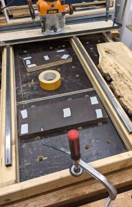 Planfräsvorrichtung Vorbereitung