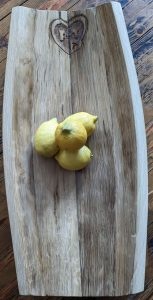 Eine weitere Schale mit Zitronenhaufen aber gebleicht